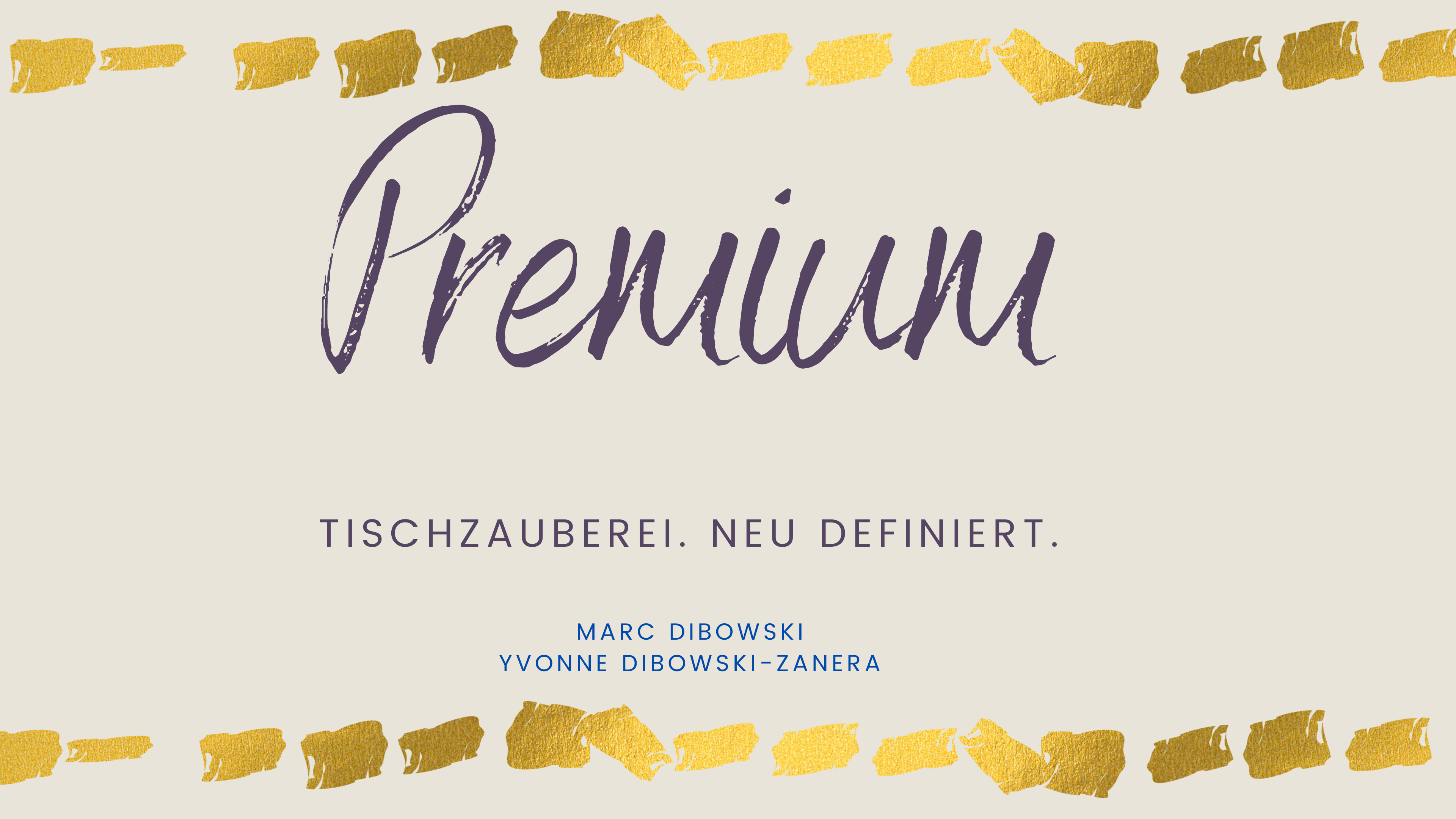 Premium Tischzauberei Marc Dibowski Hochzeit NRW Idee Empfang